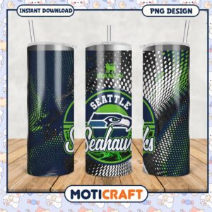Seattle Seahawks Tumbler PNG Design for Fans, Perfect for Any Occasion