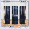 Seattle Seahawks tumbler design offers stylish hydration, perfect for fans