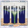 Seattle Seahawks tumbler design for sports fans, enjoy stylish hydration
