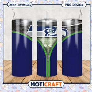 Seattle Seahawks tumbler design for sports fans, enjoy stylish hydration