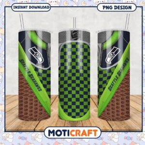 Seattle Seahawks Tumbler Cup Design, Perfect for Fans Everywhere