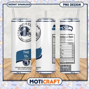 Seahawks Tumbler with Champion Claw Design, Stay Refreshing and Stylish