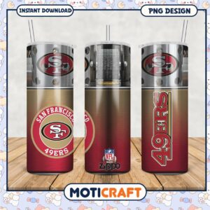 San Francisco 49ers tumbler, stylish and functional drinkware choice