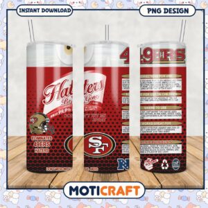 San Francisco 49ers Tumbler with Haters Gone Design San Francisco 49ers Tumbler with Haters Gone Design
