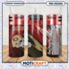 San Francisco 49ers tumbler cup with straw, perfect for fans and gifts