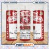 San Francisco 49ers tumbler cup design, perfect for fans and gifts