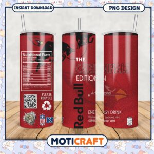 Red Bull Cardinals Edition Tumbler, Energize with Style and Fun