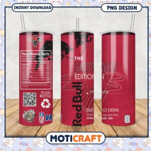 Red Bull Falcons Edition tumbler, limited edition drinkware design