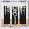 Raider themed tumbler, perfect for game day hydration needs