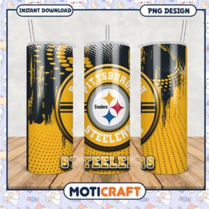 Pittsburgh Steelers tumbler, stylish design for fans everywhere