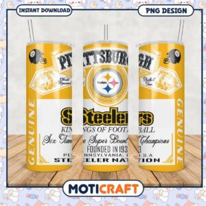 Pittsburgh Steelers Tumbler, Celebrate Six Time Super Bowl Wins