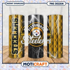 Pittsburgh Steelers Tumbler Set, Stylish and Unique Drinkware Design