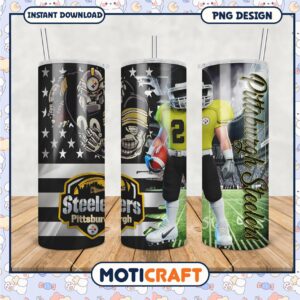 Pittsburgh Steelers Tumbler Design for Sports Fans, Unique Gift Idea