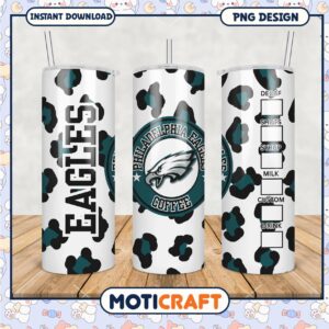 Philadelphia Eagles Tumbler with Custom Options, Stylish Coffee Design