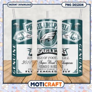 Philadelphia Eagles tumbler for fans, perfect for game day hydration