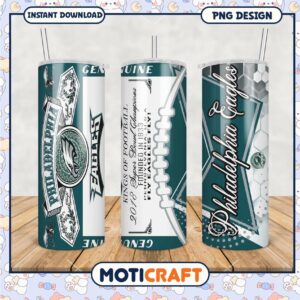 Philadelphia Eagles Tumbler Design, Perfect for Fans and Gifts