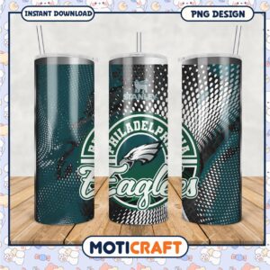 Philadelphia Eagles tumbler design for sports fans, perfect gift idea