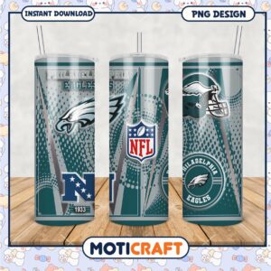 Philadelphia Eagles tumbler cup, perfect for game day drinks