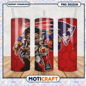 Patriotic Character Tumbler Design, Unique and Eye Catching Style