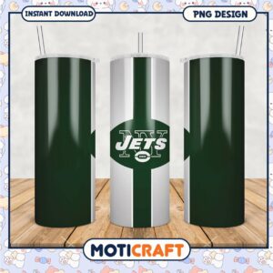 New York Jets tumbler for sports fans, stylish hydration solution