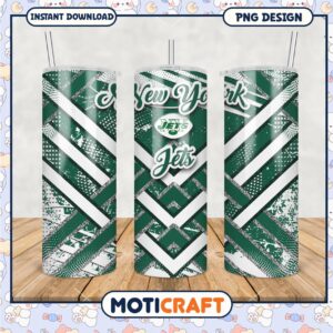 New York Jets Tumbler Design, Stylish and Functional Drinkware