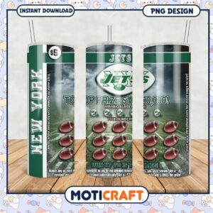 New York Jets tumbler design, win big with top prize offers