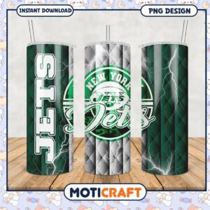 New York Jets tumbler design perfect for fans, stylish and durable