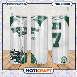 New York Jets tumbler design for fans, stay hydrated in style