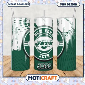 New York Jets tumbler design for fans, stylish and functional drinkware