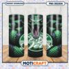 New York Jets tumbler design features snake motif, perfect for fans