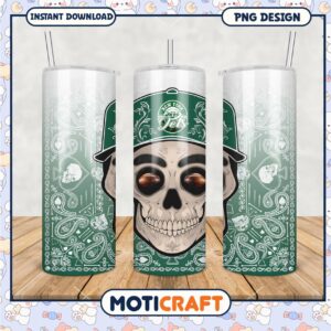 New York Jets skull tumbler, perfect for fans and collectors alike