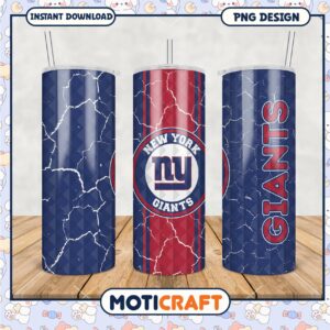 New York Giants tumbler set for fans, stylish design with logo