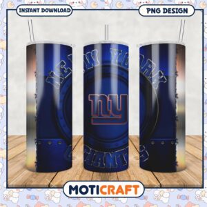 New York Giants tumbler PNG, perfect for fans and collectors