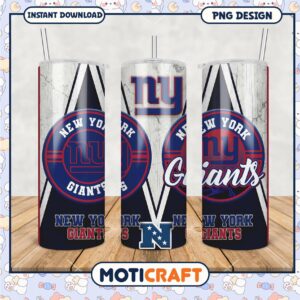 New York Giants tumbler design for fans, stylish and functional drinkware