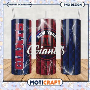 New York Giants tumbler design for fans, perfect for every occasion