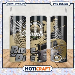 New Orleans Saints Tumblers, Stylish and Durable Drinkware Design