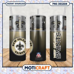 New Orleans Saints tumbler, stylish fan merchandise for game days