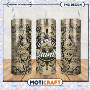 New Orleans Saints Tumbler, stylish design for fans and gifts