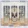 New Orleans Saints Tumbler with Skull Design, Perfect for Fans 2 New Orleans Saints Tumbler with Skull Design, Perfect for Fans