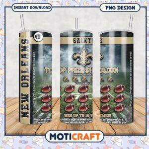 New Orleans Saints Tumbler Cup, Win Exciting Prizes Today