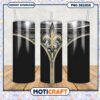New Orleans Saints themed tumbler design, perfect for fans and gatherings 1 New Orleans Saints themed tumbler design, perfect for fans and gatherings