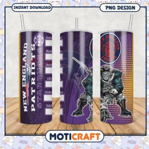 New England Patriots tumbler, stylish design for your drinks