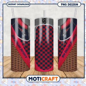 New England Patriots tumbler, stylish design for fans and events