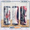 New England Patriots tumbler design, perfect for game day hydration