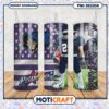 New England Patriots tumbler design, perfect for sports fans