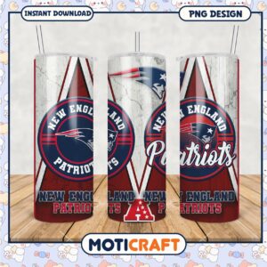 New England Patriots tumbler design for fans, stylish and practical