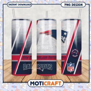 New England Patriots tumbler cup, perfect for game day drinks