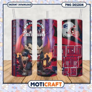 New England Patriots tumbler design for fans, perfect gift idea