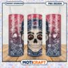 New England Patriots Skull Tumbler, Unique Design for Fans