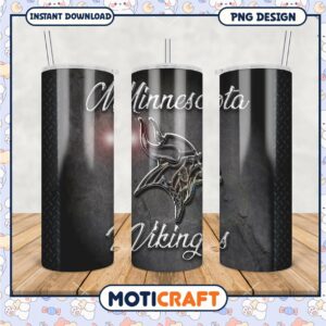 Minnesota Vikings tumblers set, stylish and functional drinkware